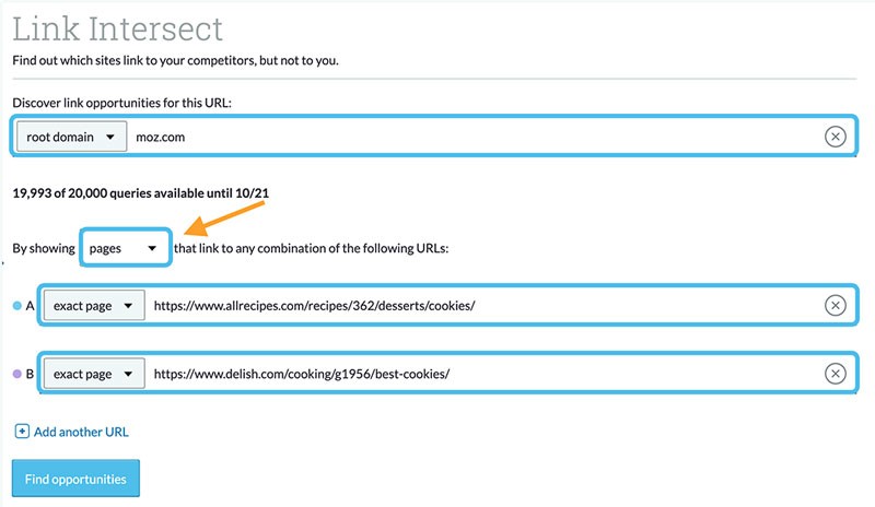 تصویری از اکسپلورر سایت موز دات کام برای نشان دادن چگونگی بدست آوردن پیوندهای خوب
